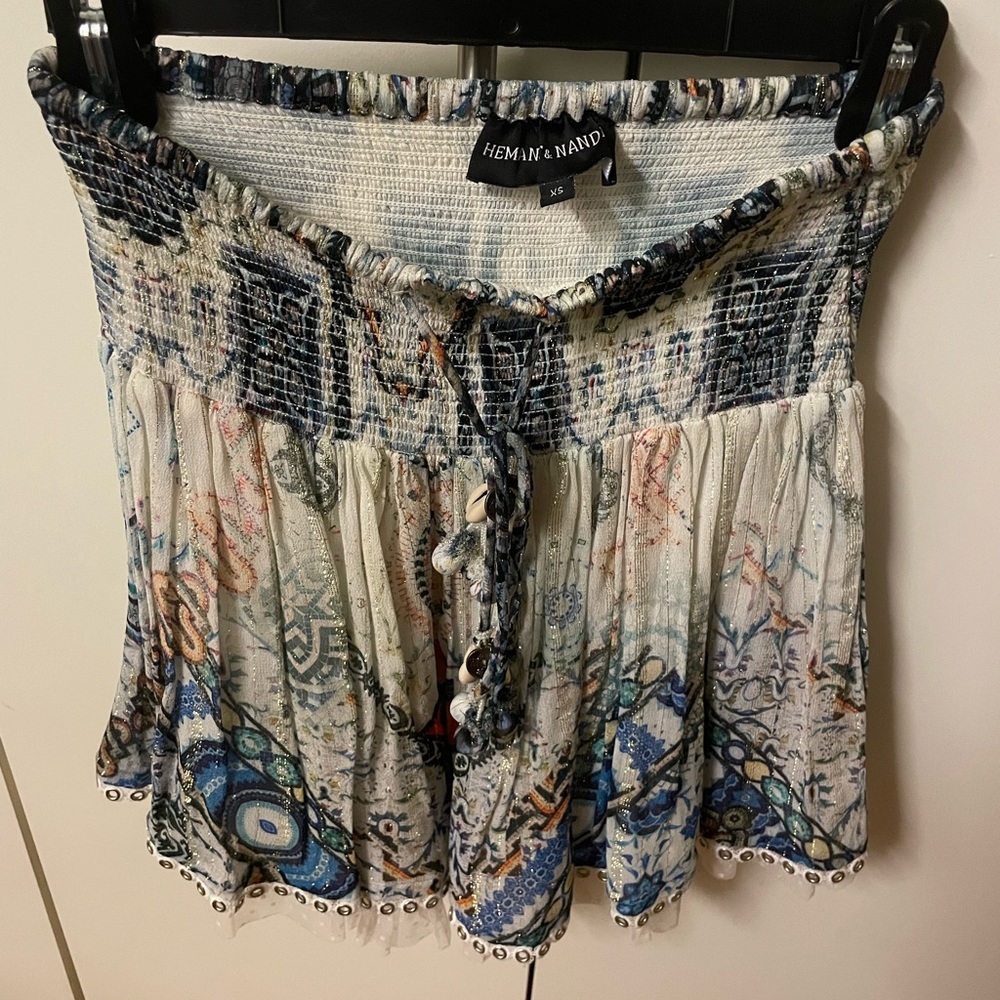 Hemant and Nandita Blue Skirt - Size XS